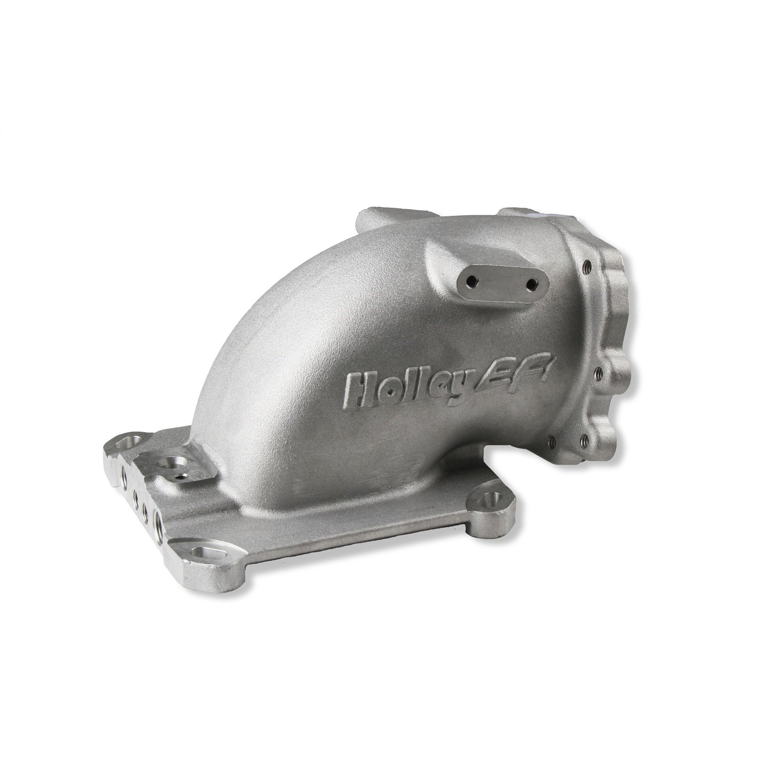 Holley EFI Throttle Body Adapter - Elbow - Ford 105 mm Throttle Body to Square Bore Mounting Flange