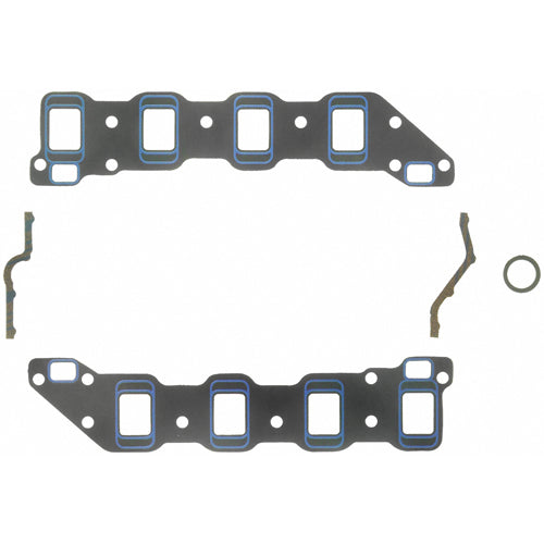 Fel-Pro Printoseal Performance Intake Manifold Gaskets - Cut to Fit - 1.85-3.03" x 1.38-1.66" Port - .060" Thick - SB Chevy, Aluminum Dart, Buick Heads