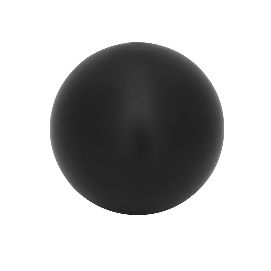 Lokar Solid Shifter Knob 3/8-16 and 3/8-24" Thread Aluminum Black Anodize - Universal