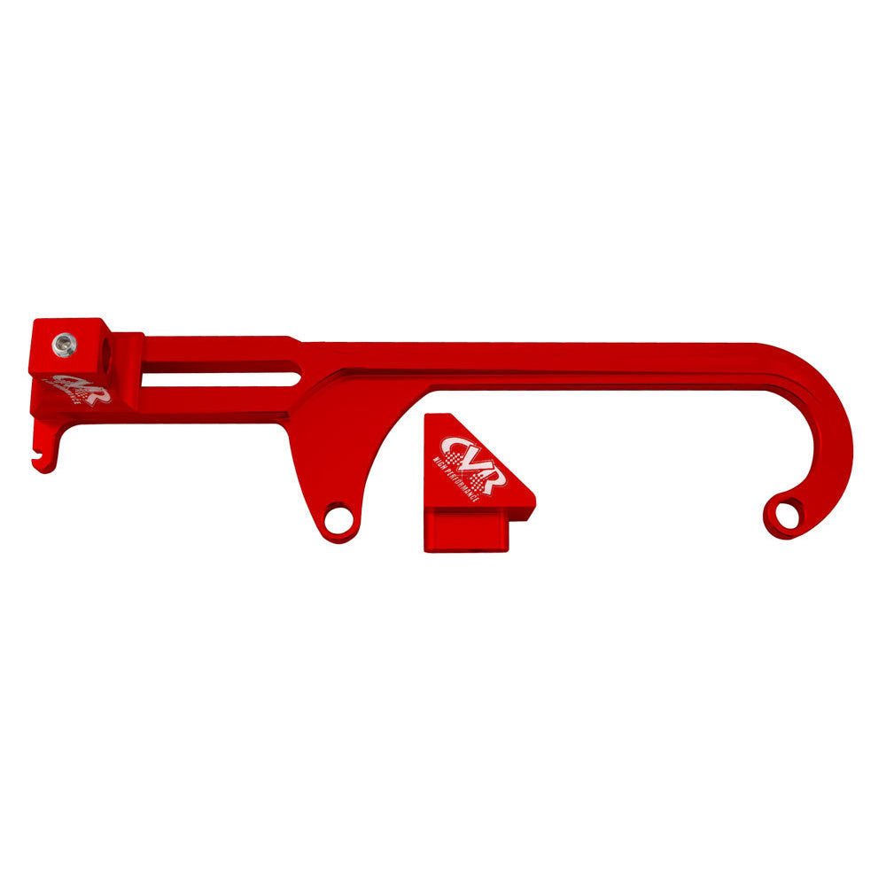 CVR Performance 4500 Throttle Cable Bracket GM & Morse - Red