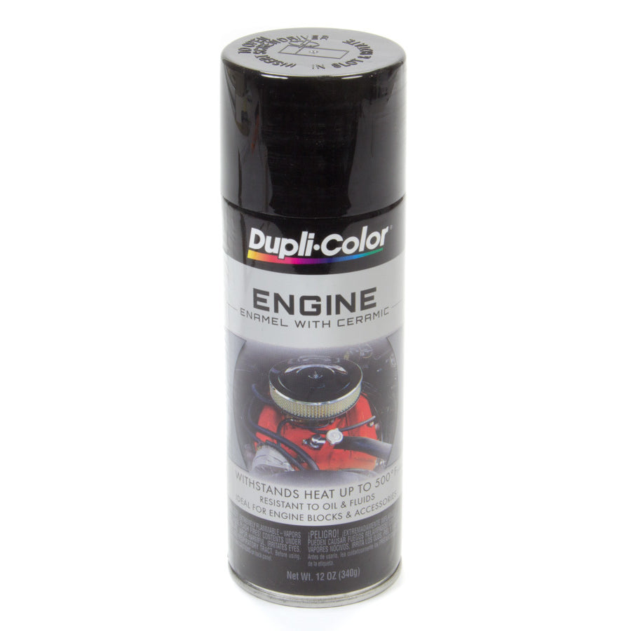 Dupli-Color Engine Enamel - 12 oz. Can - Gloss Black