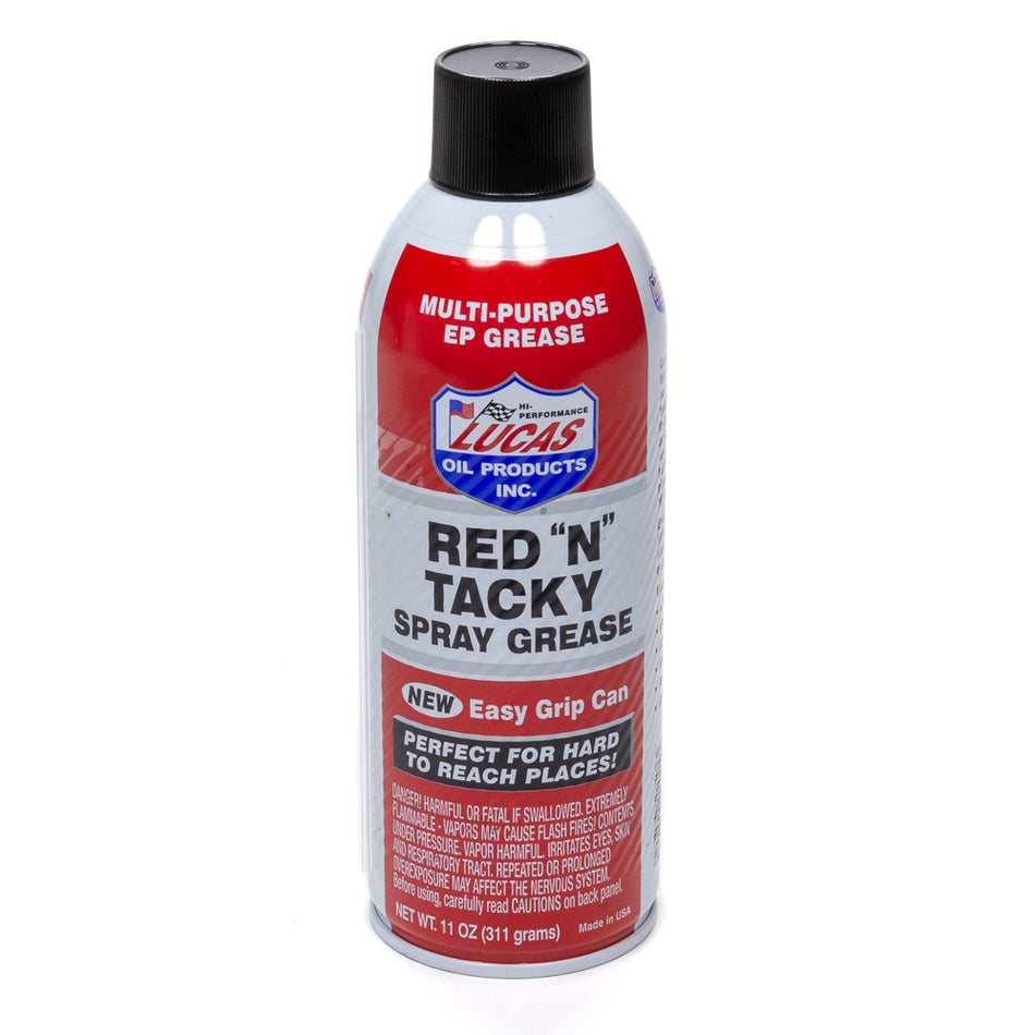 Lucas Red N Tacky Red Lithium Grease - 11 oz Aerosol Can