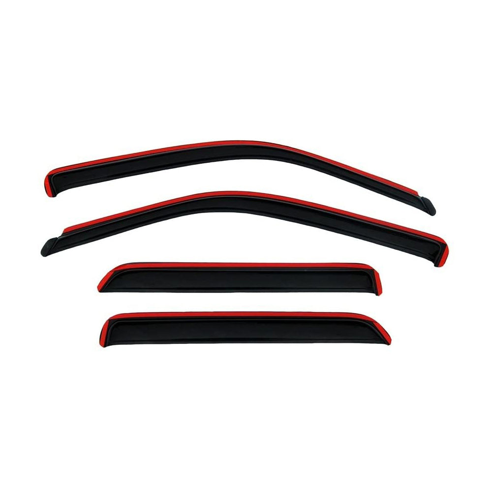 Auto Ventshade Front / Rear In-Channel Ventvisor - Stick-On - Dark Smoke - GM Fullsize SUV 2021 194716