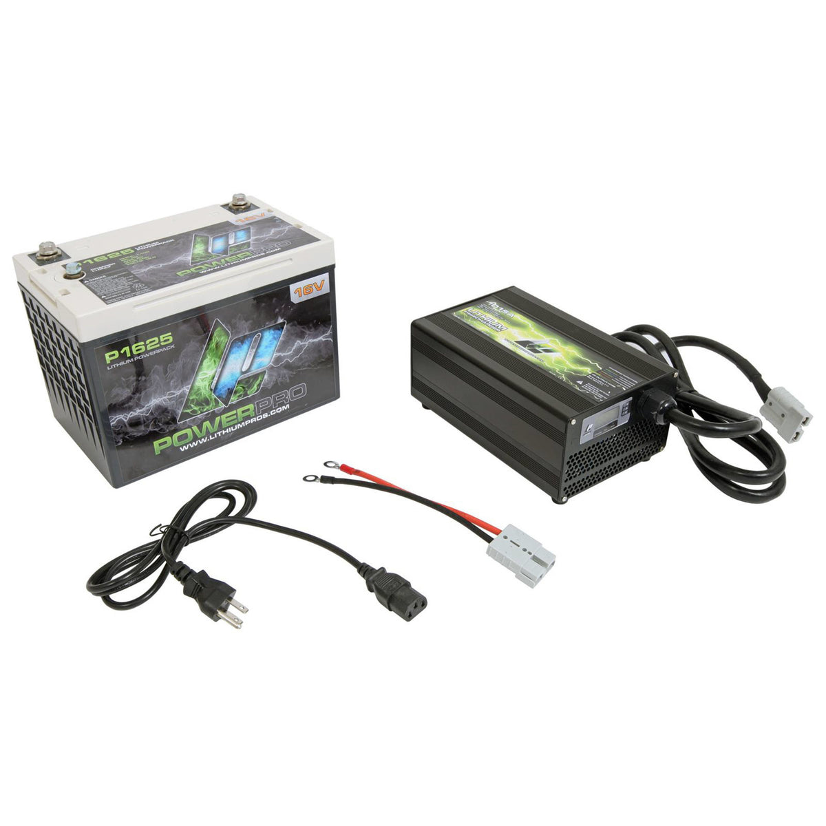 Lithium Pros Lithium-Ion Power Pack 16V Battery w/Charger - 1100 Cranking Amp