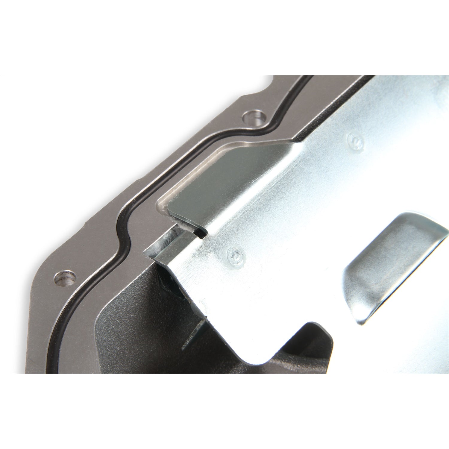 Holley Retrofit OIl Pan - Mid Sump - 6 Quart - 6-2/5 in Deep - Baffle/Pickup/Tray - Mopar Gen III Hemi