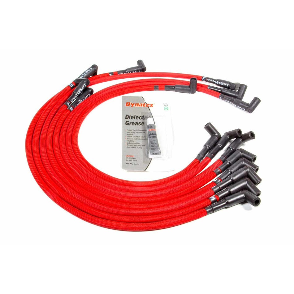 D.U.I. Live Wires Plug Wire Set - SB Chevy - Under The Headers, 90 Boots