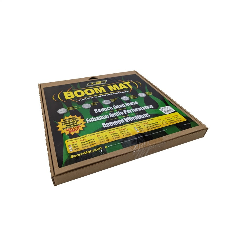 DEI Boom Mat - 12 x 12-1/2 in Sheet - 1/2 in Thick - Black/Silver (Pair)