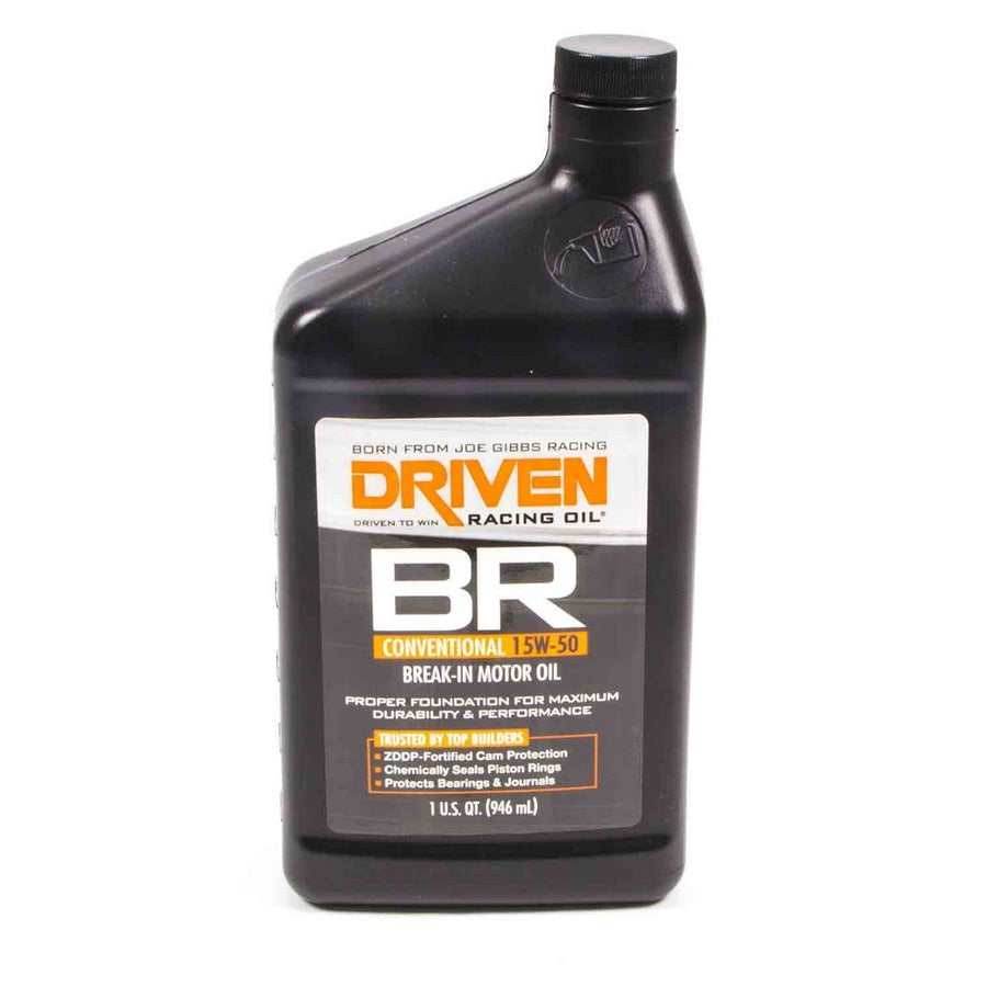 Driven BR 15W-50 Conventional Break-In Oil - One Quart