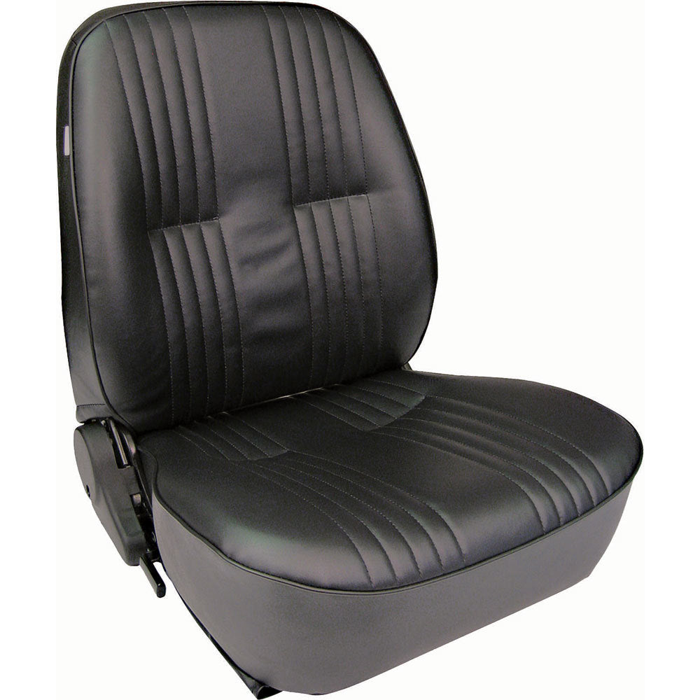 ProCar Pro90 Low Back Recliner Seat - Right Side - Vinyl - Black