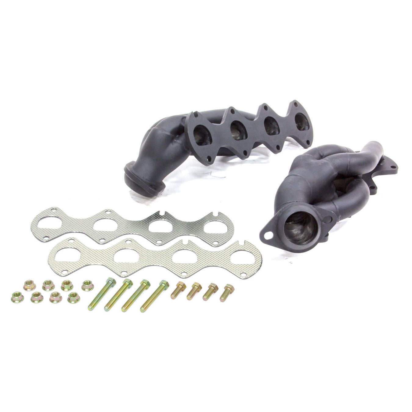 Flowtech Shorty Headers - 2004-08 Ford F-150 5.4L - 1-5/8" - 2-1/2" Collector - Black Paint - CARB EO D-115-19