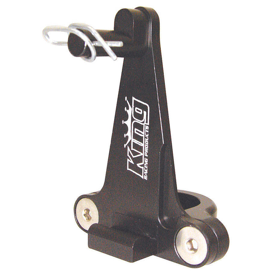 King Racing Products Quick Release Transponder Mount Aluminum Black Anodize 1-1/2" Tube Mount - Each