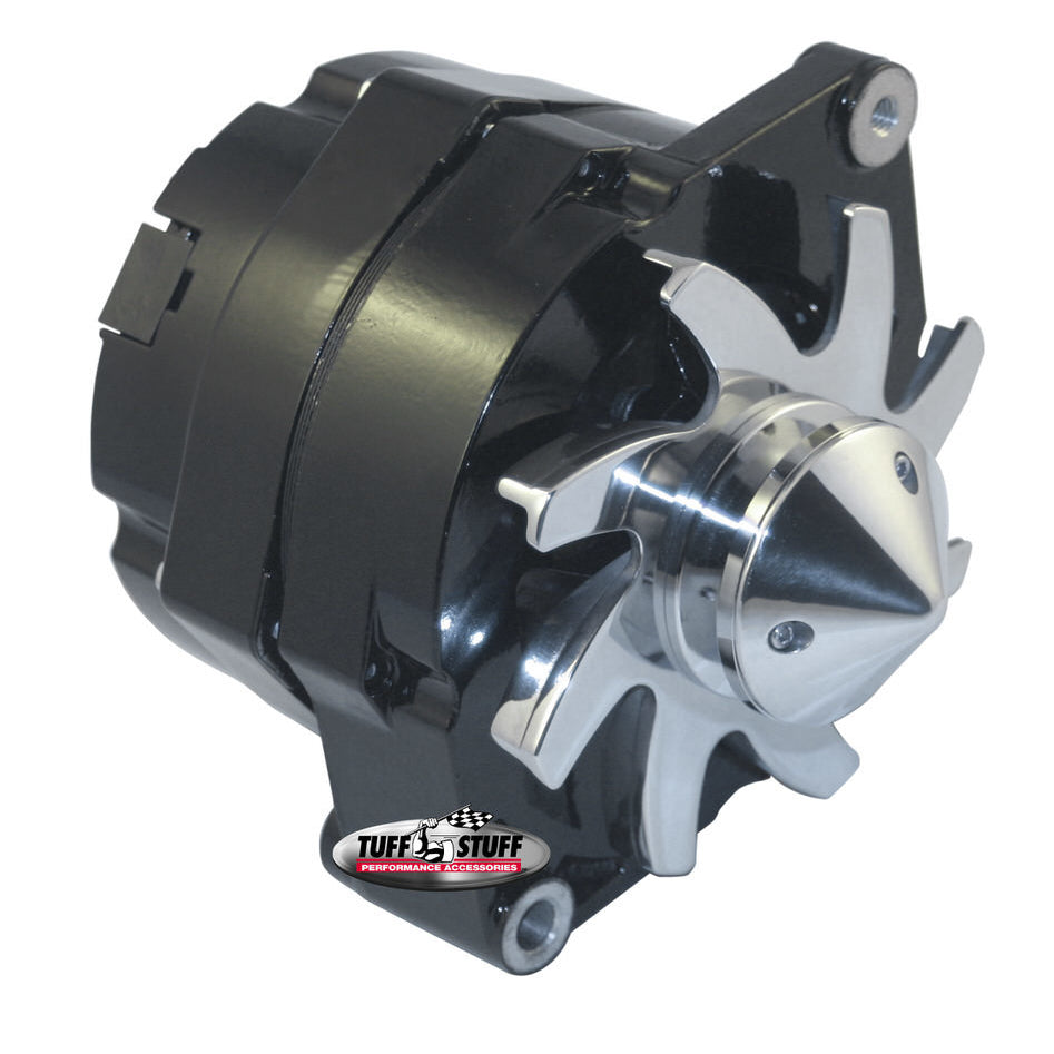 Tuff Stuff Performance GM Alternator Silver Bullet 140 amp 1-Wire Black