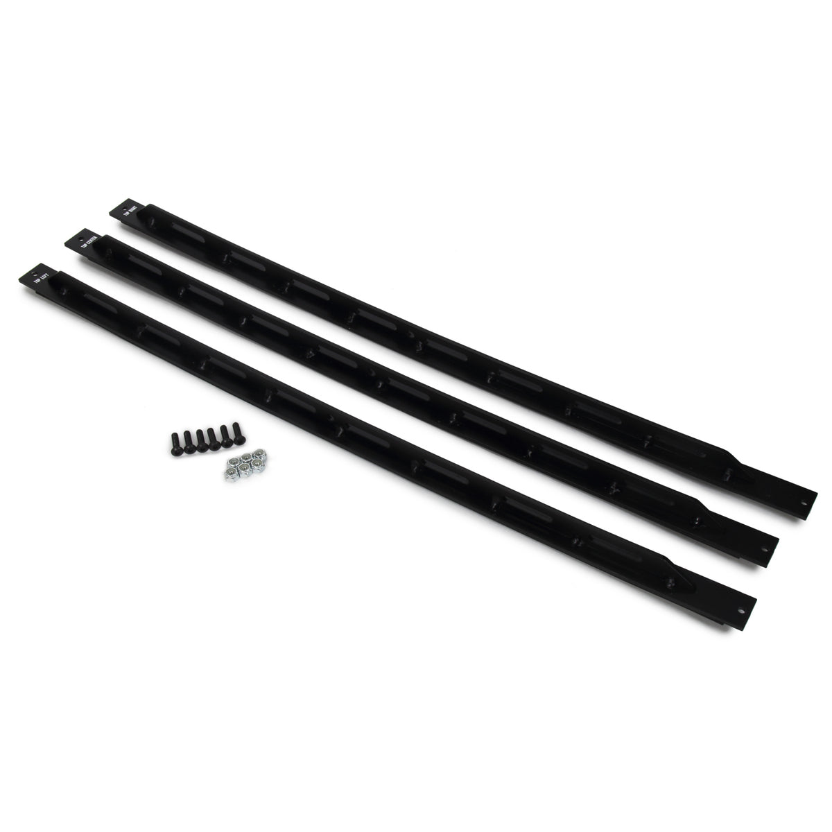 Five Star 2019 Late Model Front Window Braces - Aluminum - Padded - Black