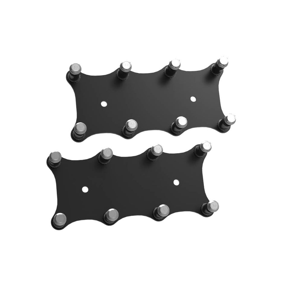 Holley EFI Coil Pack Style Coil Mount Ignition Coil Bracket - Black Powder Coat - GM LS-Series 561-128 - Pair