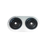 Seals-It Firewall Grommet 2-Hole 5.750" x 3" .375" ID