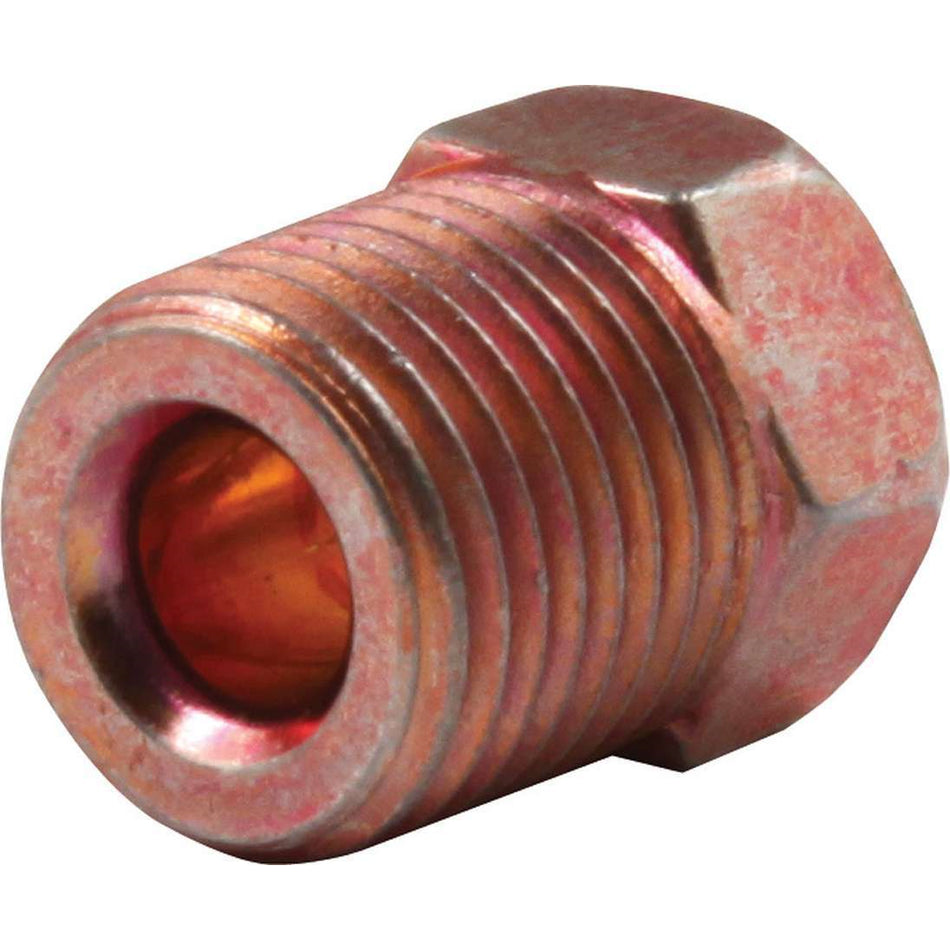 Allstar Performance 3/16" Inverted Flare Nuts - 7/16"-24" Red