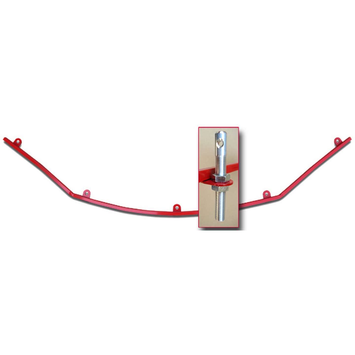 Five Star Hood Pin Bracket - 1/2" - SS, Impala, Monte Carlo