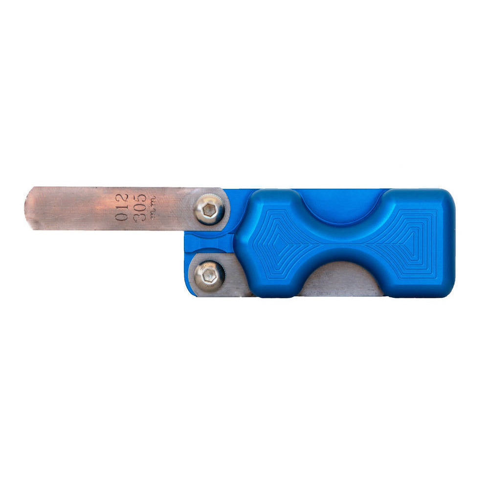LSM Racing Products Dual Feeler Gauge Holder - Blue