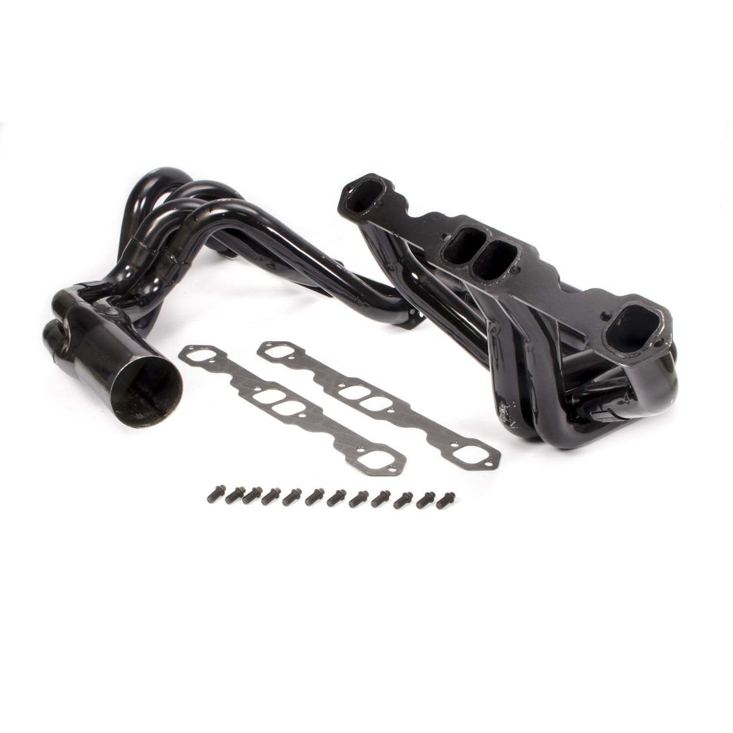 Schoenfeld Headers IMCA Modified Headers 1-3/4" Primary 3-1/2" Collector Steel - Black Paint