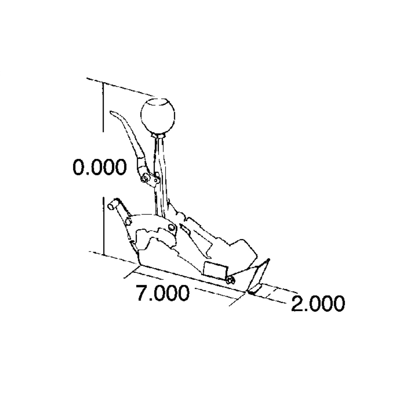 Hurst Quarter Stick 2 Automatic Shifter