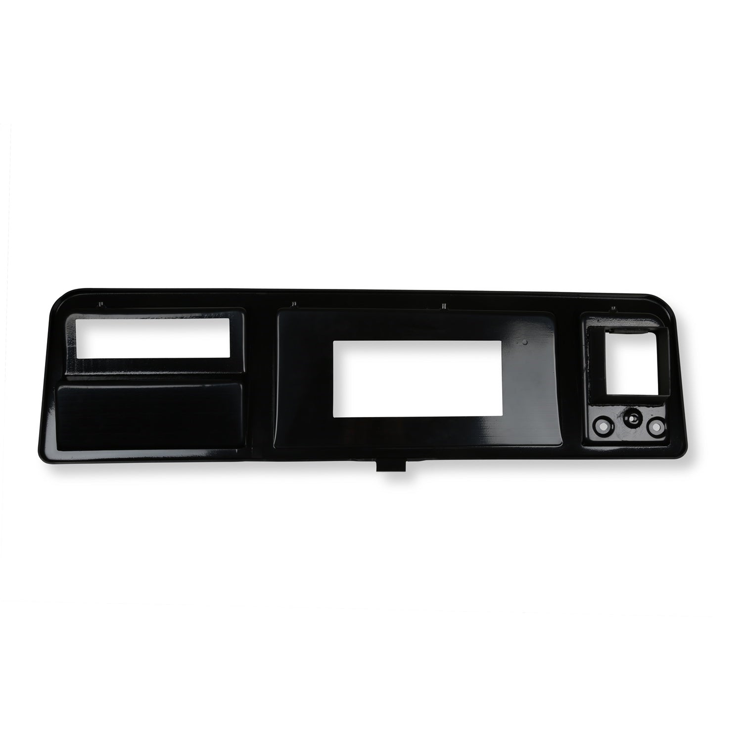 Holley EFI 6.86 in Dash Bezel - Black - With Vents - Ford Fullsize Truck 1973-79