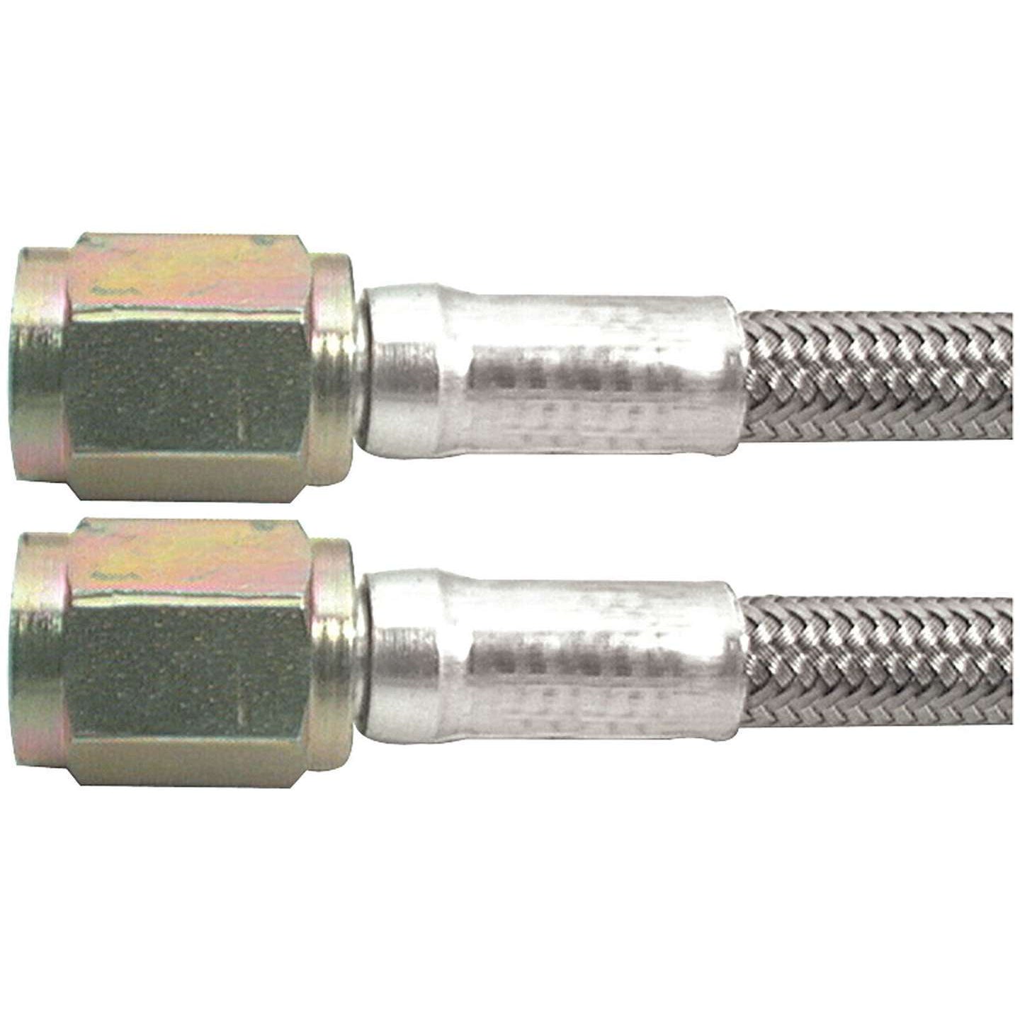Allstar Performance 14" #3 Braided Line -3 Straight / -3 Straight