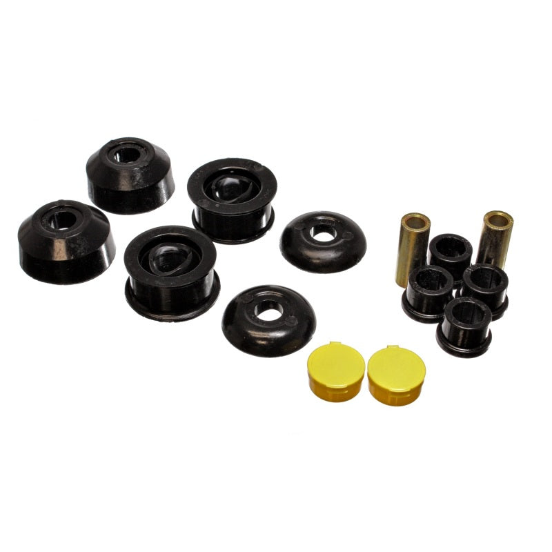 Energy Suspension Hyper-Flex Front Control Arm Bushing - Lower - Black/Cadmium - Toyota MC Platform 2003-07