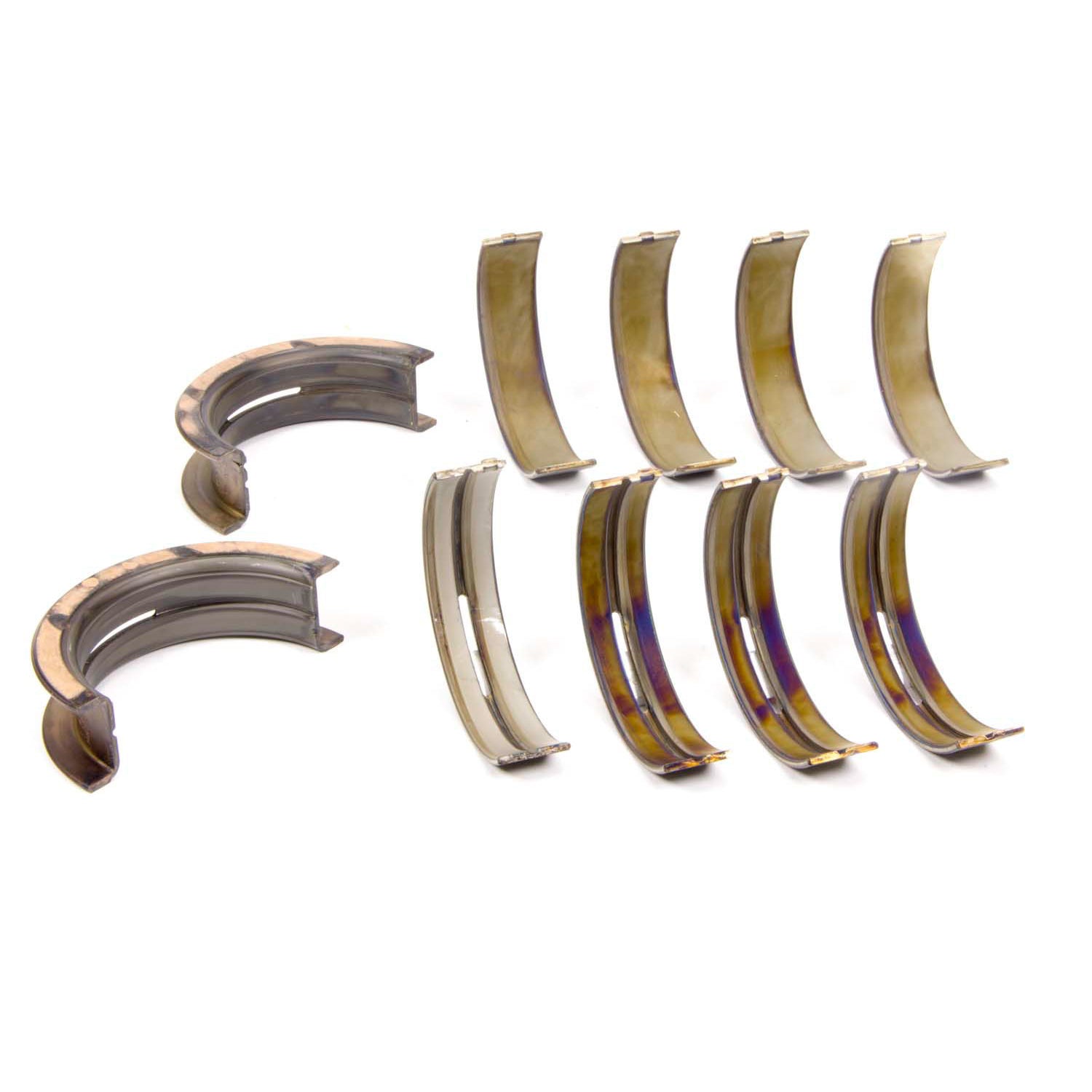 Clevite H-Series Main Bearings - 1/2 Groove - .010" Undersize - Tri Metal - Ford - Modified - 5 Pack