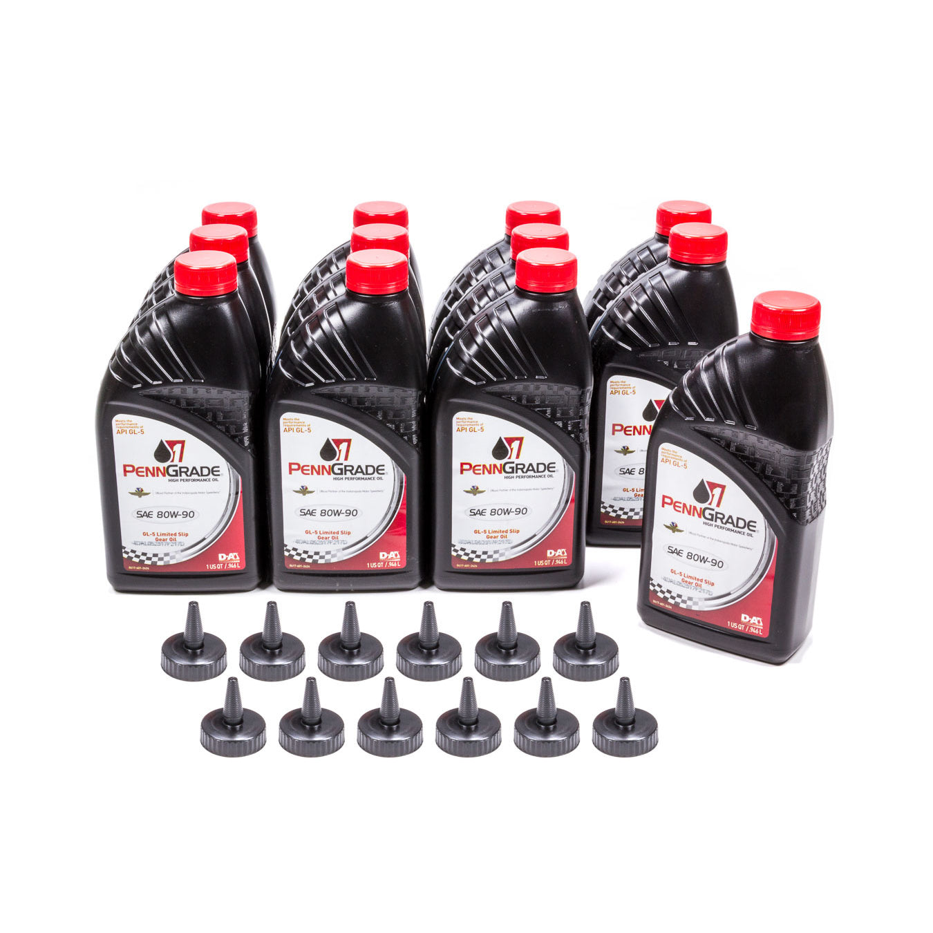 PennGrade Racing Oil 80w90 Limited Slip Gear Case 12 x 1 Qt. GL-5