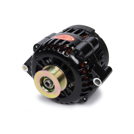 Powermaster 165amp Alternator GM AD 230 Style w/Black Finish