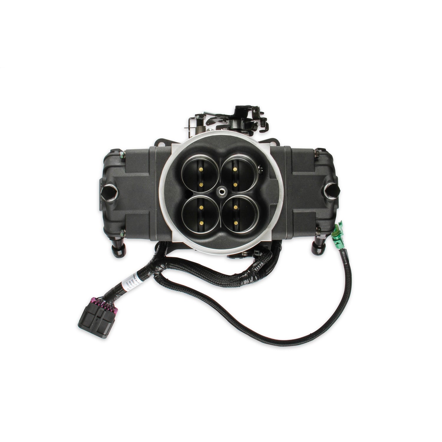 Holley EFI Terminator X Stealth Throttle Body Fuel Injection - Square Bore - Black - GM LS-Series