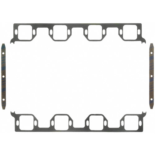 Fel-Pro Printoseal Intake Manifold Gasket - 0.06 in Thick - 1.84 x 2 in Rectangular Port - Composite - Mopar 426 Hemi