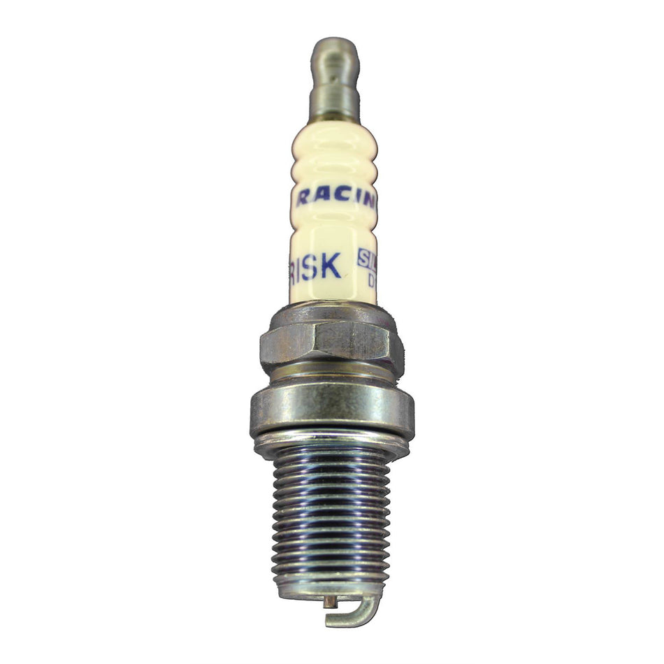 Brisk Silver Racing Spark Plug - 14 mm Thread - 19 mm R - Heat Range 12 - Gasket Seat - Non-Resistor D12S