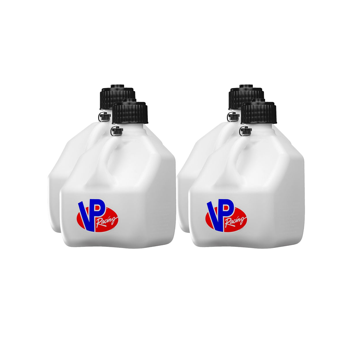 VP Racing Motorsports Container - Square - 3 Gallon - White (Case of 4)