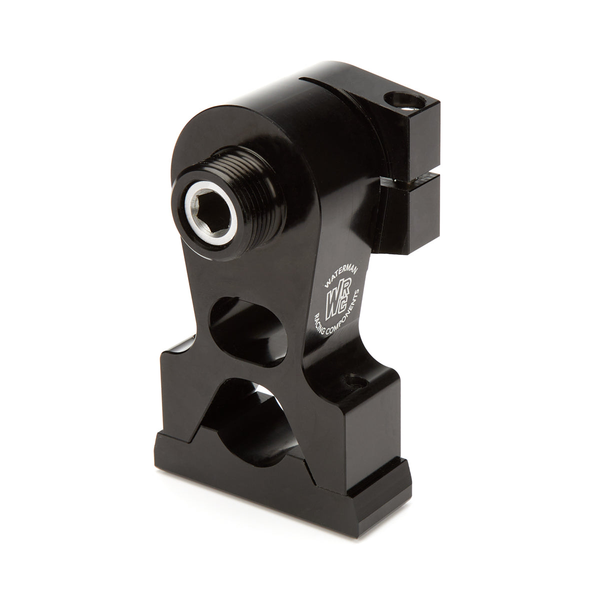 Waterman Fuel Pump Bracket - Clamp-On - 3/8 in Hex Drive - 1 in Tube Diameter - Black