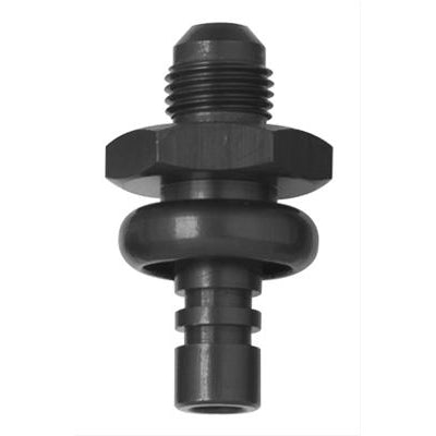 Fragola Straight 6 AN Male to 0.550 in Ford Return Side EFI Adapter - Black