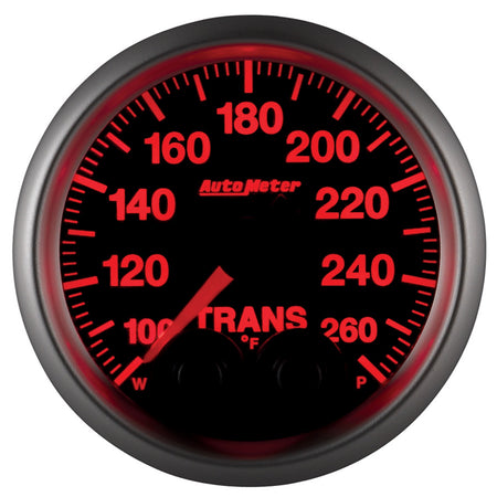 Auto Meter Elite Series Transmission Temperature Gauge - 2-1/16"