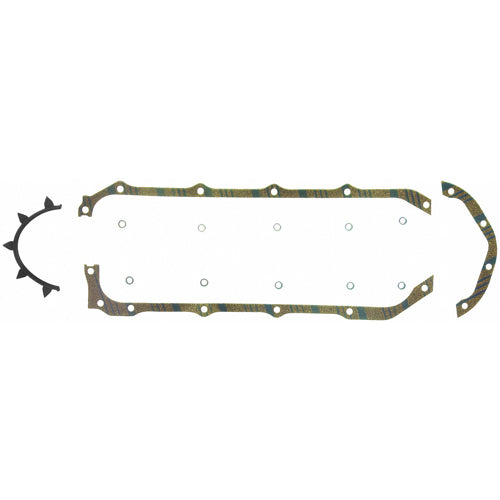 Fel-Pro Multi-Piece Oil Pan Gasket - Cork - Pontiac V8
