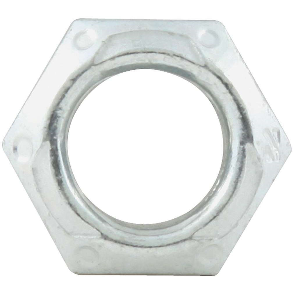 Allstar Performance Fine Thread Mechanical Lock Hex Nut, 3/8"-24 (10 Pack)
