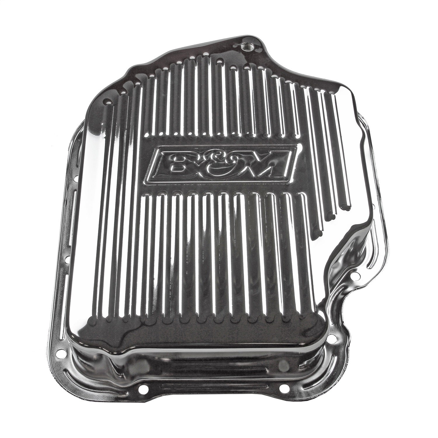 B&M Chrome Deep Transmission Pan For TH 400 Transmission