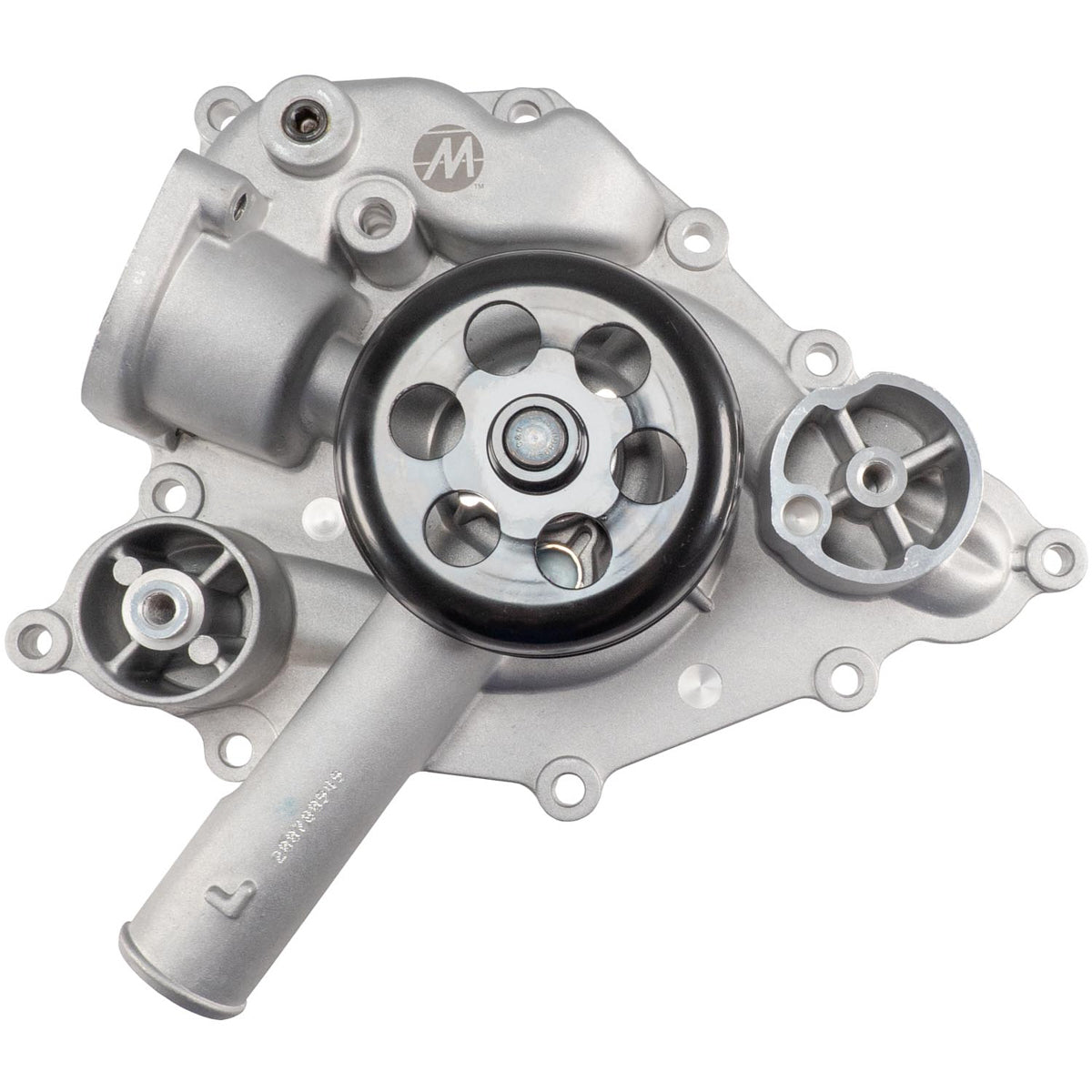 Melling Water Pump - Black Pulley - 3.56 in Hub Height - Mopar Gen III Hemi