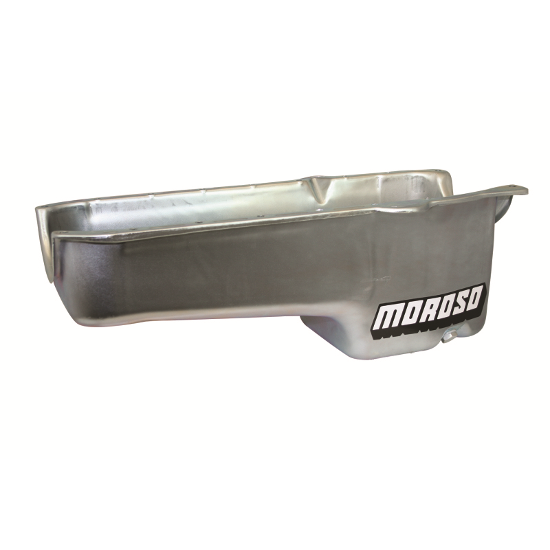 Moroso Performance Products Stock Replacement Engine Oil Pan Rear Sump 5 qt 7-1/2" Deep - Steel