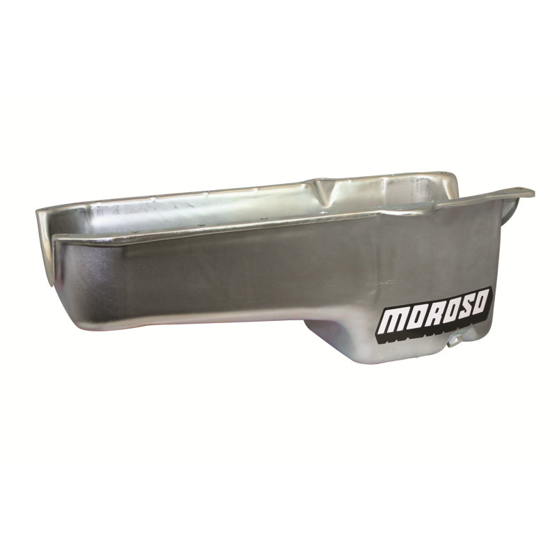 Moroso Performance Products Stock Replacement Engine Oil Pan Rear Sump 5 qt 7-1/2" Deep - Steel
