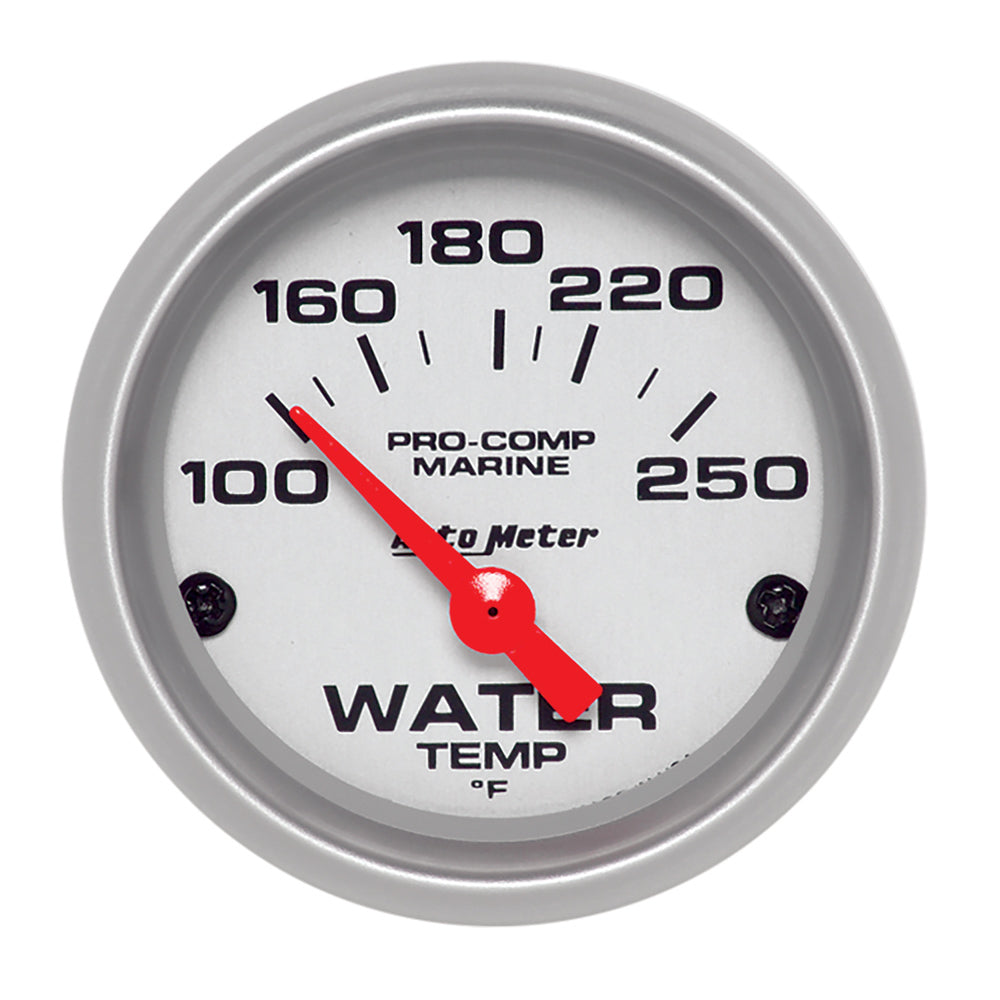 Autometer Pro-Comp Marine Water Temp Gauge - 100-250 Degree F