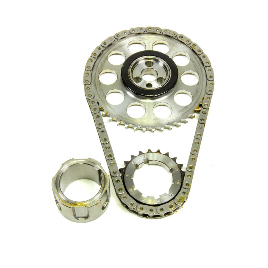 ROLLMASTER-ROMAC Red Series Timing Chain Set Single Roller Keyway Adjustable Needle Bearing - Billet Steel