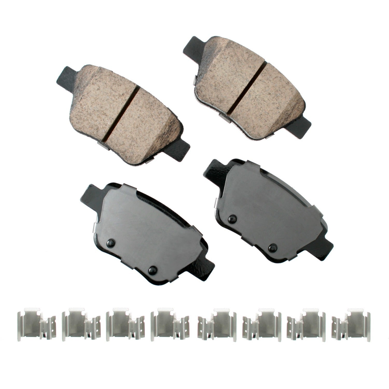 Akebono Brakes Euro Rear Brake Pads - Audi Quattro 2010-13 (Set of 4)