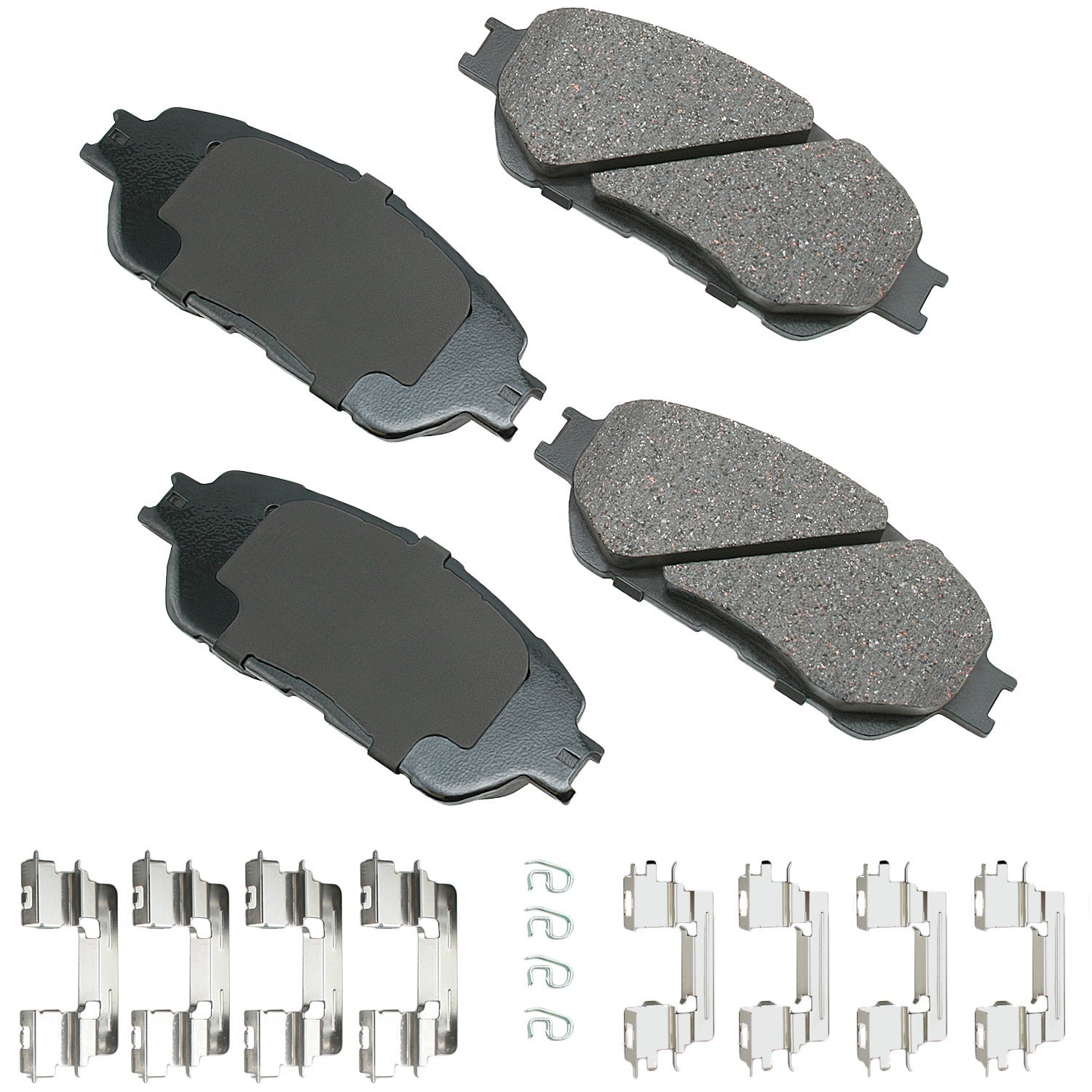Akebono Brakes ProACT Front Brake Pads - Lexus ES300/ES330 2002-06 (Set of 4)