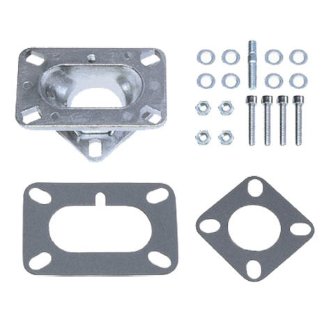Racing Power 2 Barrel Carburetor To 1 Barre l Manifold Adapter