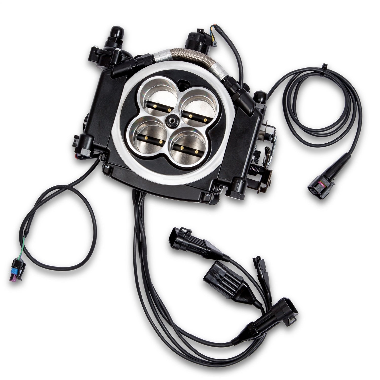 Holley Sniper EFI Super Sniper EFI Throttle Body Fuel Injection - Square Bore - Black Ceramic 550-513
