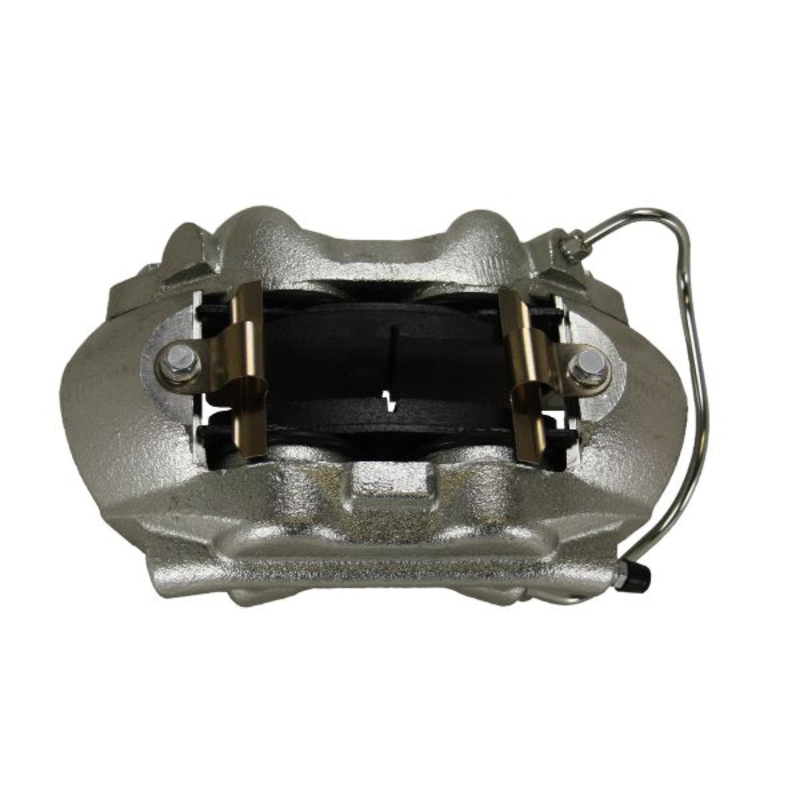 Leed Front Disc Conversion Brake System - 4 Piston Caliper - 11.29 in Rotors - Silver - Ford Fullsize Car 1957-62